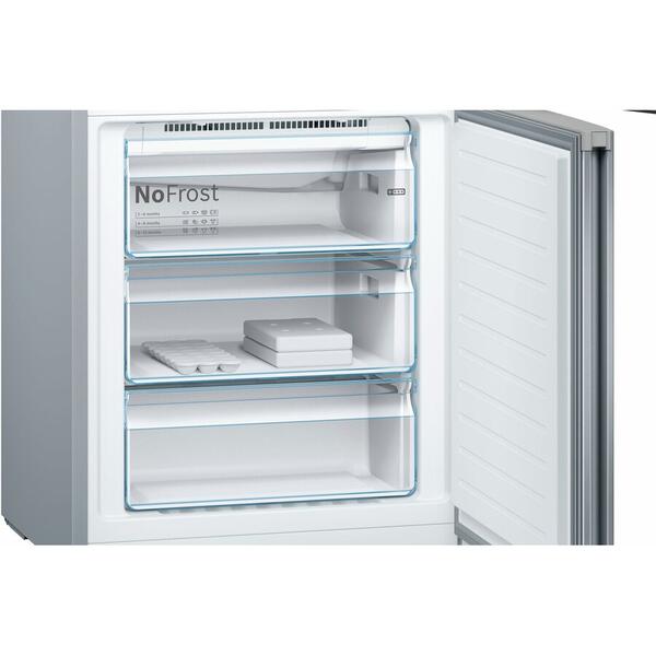 Combina frigorifica Bosch KGN49LB30U, 435 l, Clasa A++, No Frost, VitaFresh Plus, H 203 cm, Negru