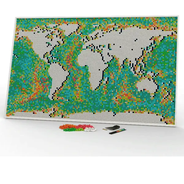 LEGO® LEGO ART - Harta lumii 31203, 11695 piese