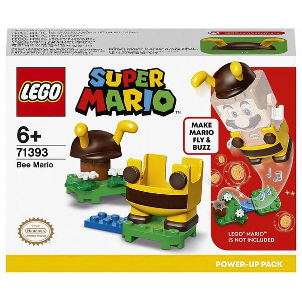 LEGO® LEGO Super Mario - Pachet de puteri suplimentare Mario Albina 71393, 13 piese