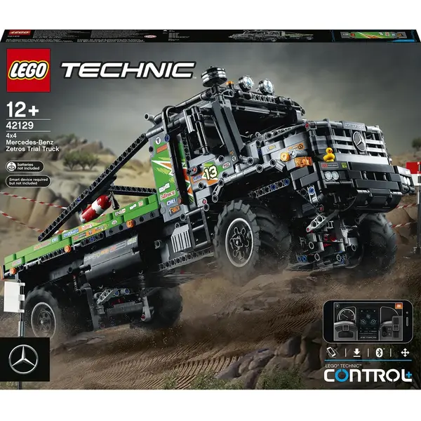 LEGO® LEGO Technic - Camion de testari 4x4 Mercedes-Benz Zetros 42129, 2110 piese