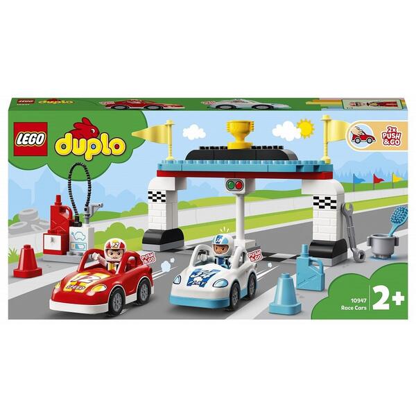 LEGO® LEGO DUPLO Town - Masini de curse 10947, 44 piese