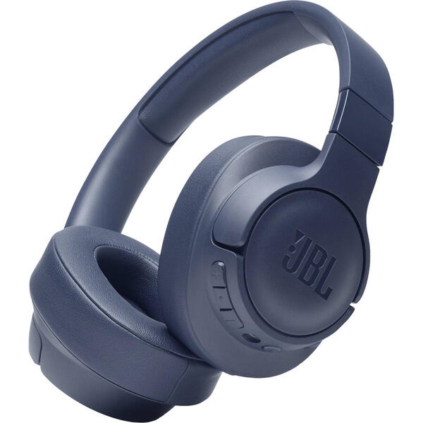 Casti JBL Tune 760NC, Bluetooth, Over-ear, Microfon, Noise Cancelling, Albastre