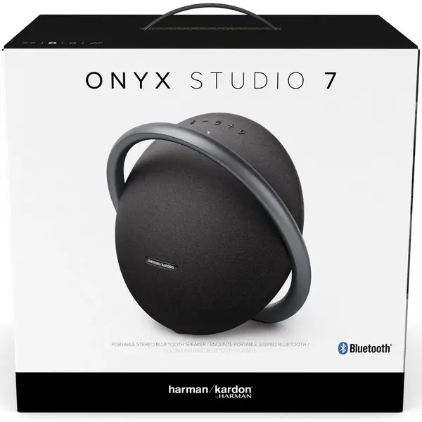 Boxa portabila Harman Kardon Onyx Studio 7, Bluetooth, 8H, Negru