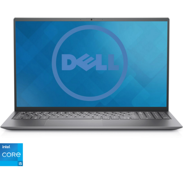 Laptop Dell Inspiron 15 5510 cu procesor Intel Core i5-11300H, 15.6", Full HD, 8GB, 256GB SSD, Intel Iris Xe Graphics, Ubuntu, Argintiu