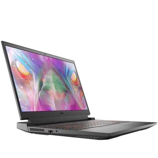 Laptop Dell Inspiron G15 5510 (Procesor Intel® Core™ i7-10870H (16M Cache, up to 5.00 GHz) 15.6" FHD 165Hz, 16GB, 512GB SSD, nVidia GeForce RTX 3060 @6GB, Win 10 Home, Gri)