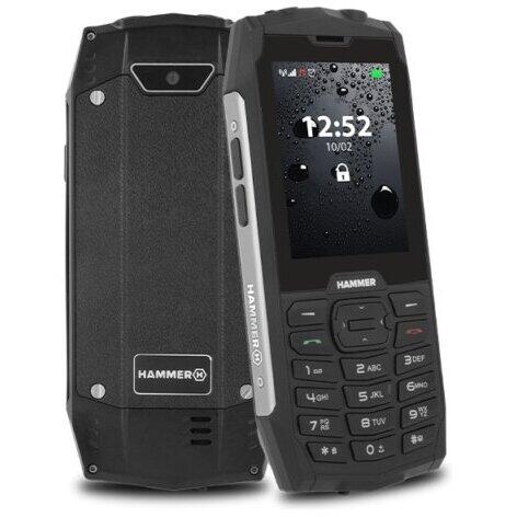 Telefon mobil MyPhone Hammer 4 Dual SIM 2G Negru-Argintiu