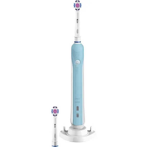 Oral-B PRO 770 Periuță de dinți electrică cu cap 3DW, cronometru, albastru / alb