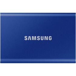SSD extern Samsung T7 portabil, 2TB, USB 3.2, Indigo Blue