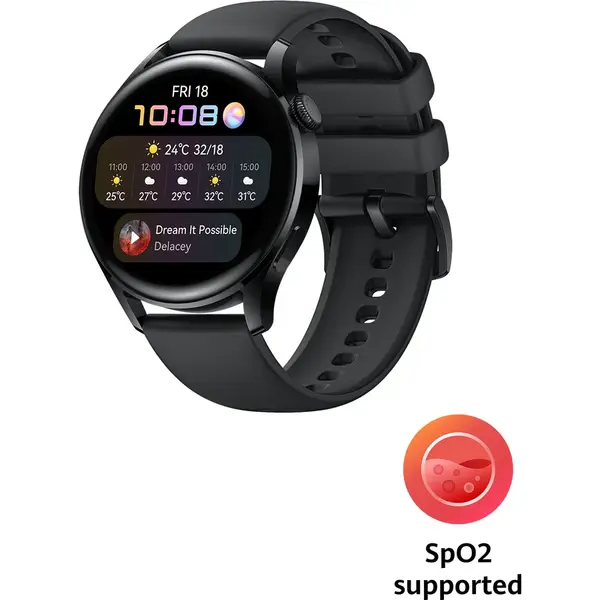 Ceas smartwatch Huawei Watch 3, 46mm, Black