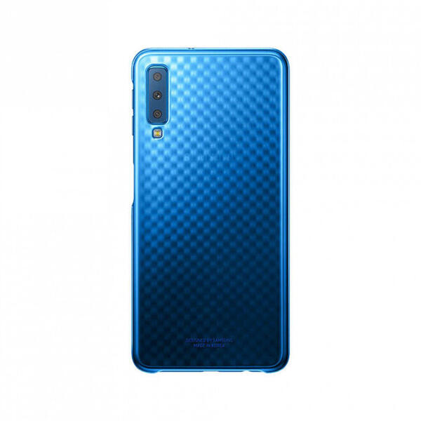 Husa din plastic Samsung pentru Galaxy A7 (2018), Albastru