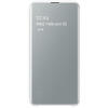Husa de protectie tip Book Clear View White pentru Samsung Galaxy S10e