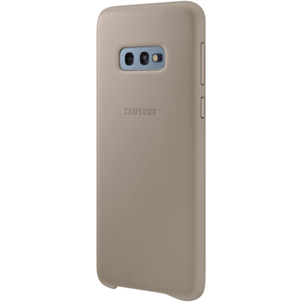 Husa de protectie Samsung Leather pentru Galaxy S10e G970, Gri