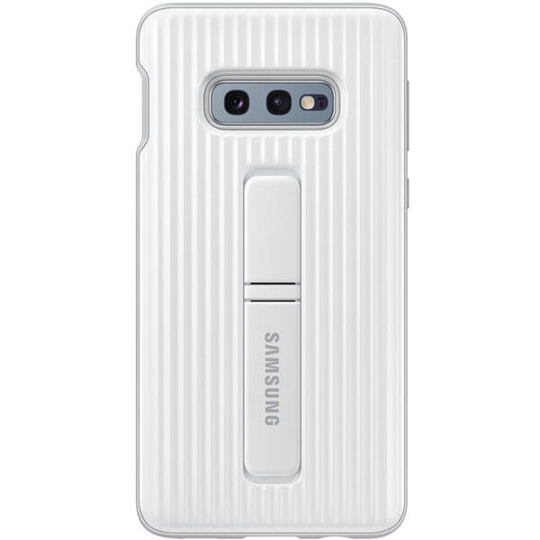 Samsung Husa  Protectie  spate Standing alb pentru Galaxy S10e