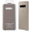 Husa Protectie Spate Samsung Leather Cover pentru Samsung Galaxy S10, EF-VG973LJEGWW - Gray