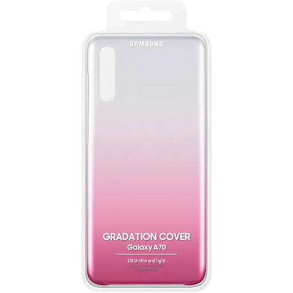 Husa de protectie Samsung Gradation Cover pentru Galaxy A70 (2019), Roz