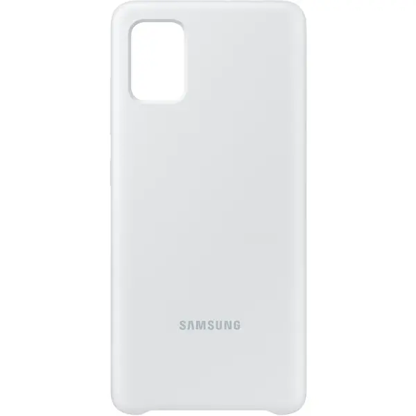 Husa Samsung Galaxy A51 Silicon Alb
