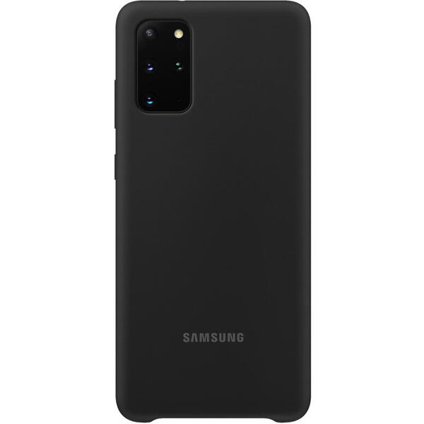 Samsung Protectie spate Silicon Black pentru Galaxy S20 Plus/S20 Plus 5G