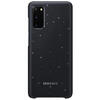 SAMSUNG EF-KG980CB Carcasă din plastic din fabrică (ultra-subțire, funcție de apel și mesaj, iluminare LED) neagră [Samsung Galaxy S20 (SM-G980F)]