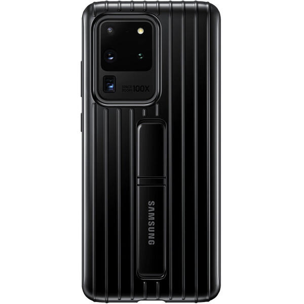 Protectie spate Standing Negru pentru samsung Galaxy S20 Ultra/S20 Ultra 5G