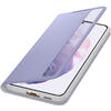 Husa Flip tip Clear View Cover - Violet Samsung Galaxy S21 Plus (G996)