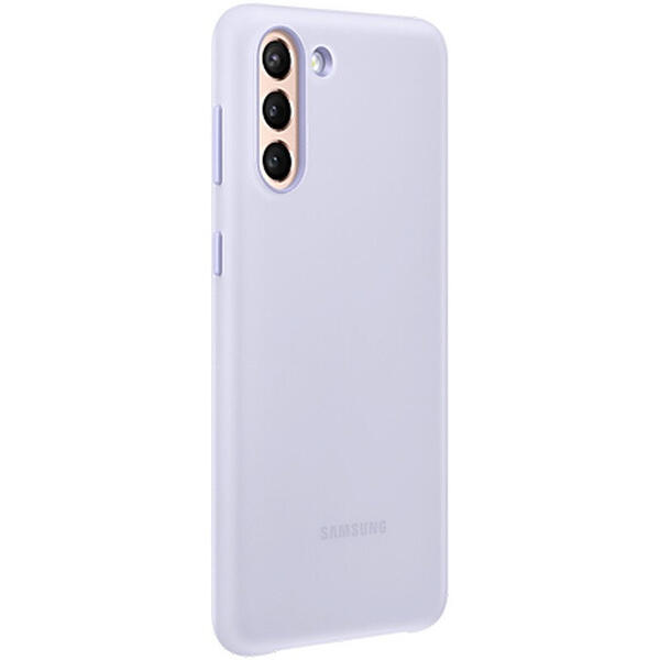 Protectie  sepate LED Cover Violet pentru Samsung  Galaxy S21 Plus