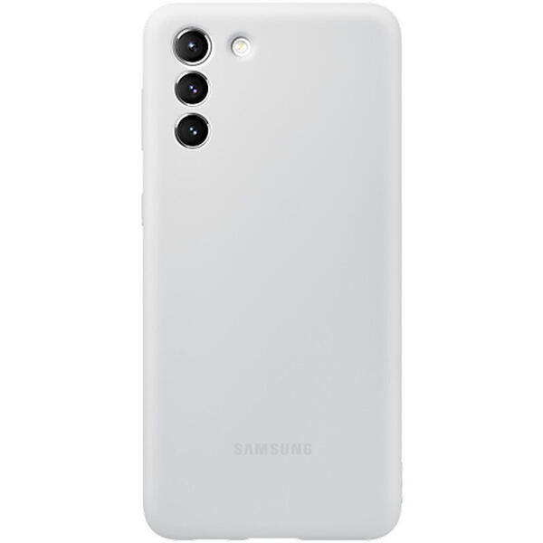 Protectie pentru spate Silicon Light Gri pentru Samsung  Galaxy S21 Plus