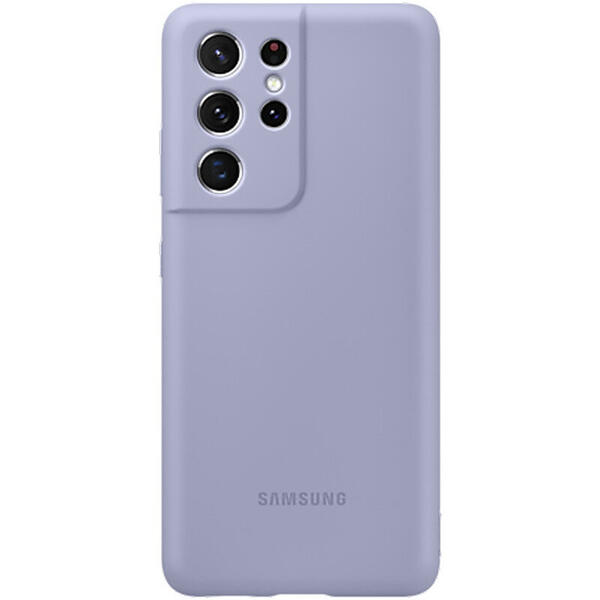 Capac protectie spate Silicone Cover - Violet Samsung Galaxy S21 Ultra (G998)