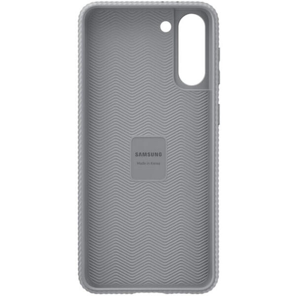 Capac protectie spate Protective Standing, Gri deschis pentru Samsung Galaxy S21 Plus (G996)