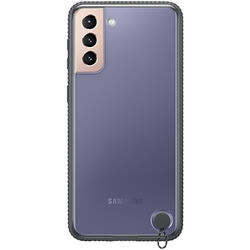 Protectie spate Clear Black pentru Samsung  Galaxy S21 Plus
