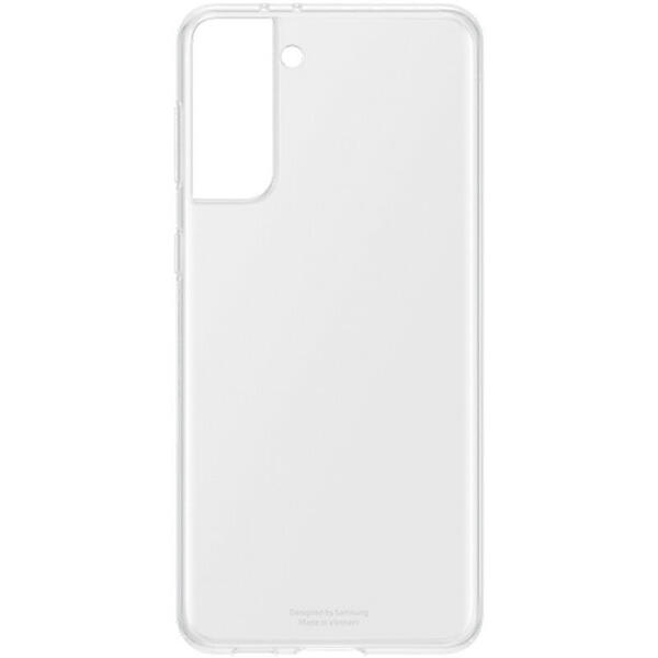 Husa de protectie Samsung Clear Cover pentru Galaxy S21 Plus, Transparent