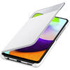 Husa Smart Flip tip "View Wallet Cover", Alb pentru Samsung Galaxy A52, A52 5G