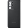 Husa Flip tip Clear View Cover - Negru pentru Samsung Galaxy S21 Ultra (G998) -