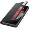 Husa Flip tip Clear View Cover - Negru pentru Samsung Galaxy S21 Ultra (G998) -
