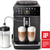 Espressor automat Saeco GranAroma SM6580/10, sistem de lapte Latte Duo, 14 bauturi, ecran TFT color, 4 profiluri utilizator, filtru AquaClean, rasnita ceramica, functie DoubleShot, Gri