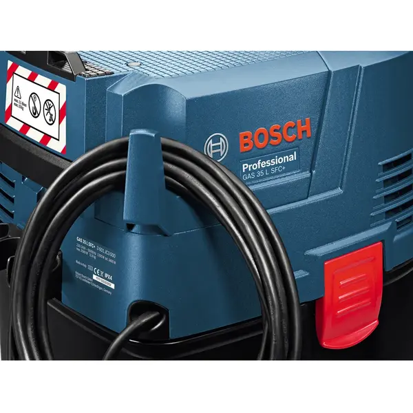 Aspirator universal Bosch Professional GAS 35 L SFC, 1200 W, 74 l/s flux volumic maxim, 23 l volum rezervor, 254 mbari subpresiune maxima