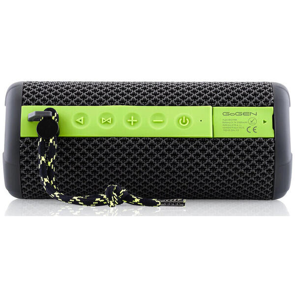 Boxa Portabila  GOGen GOGBS270B  Bluetooth, Negru Verde Neon