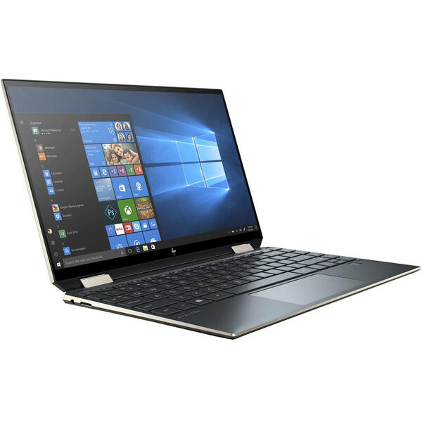 Ultrabook HP 13.3'' Spectre x360 , FHD IPS Touch, Procesor Intel® Core™ i7-1165G7 (12M Cache, up to 4.70 GHz, with IPU), 16GB DDR4, 512GB SSD, Intel Iris Xe, Win 10 Home, Poseidon Blue