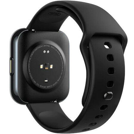 Smartwatch Realme 161, Negru, stil casual, greutate 31g, curea din silicon