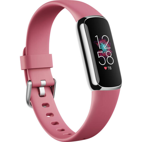 SmartWatch Fitbit LUXE - Platinum/Orchid