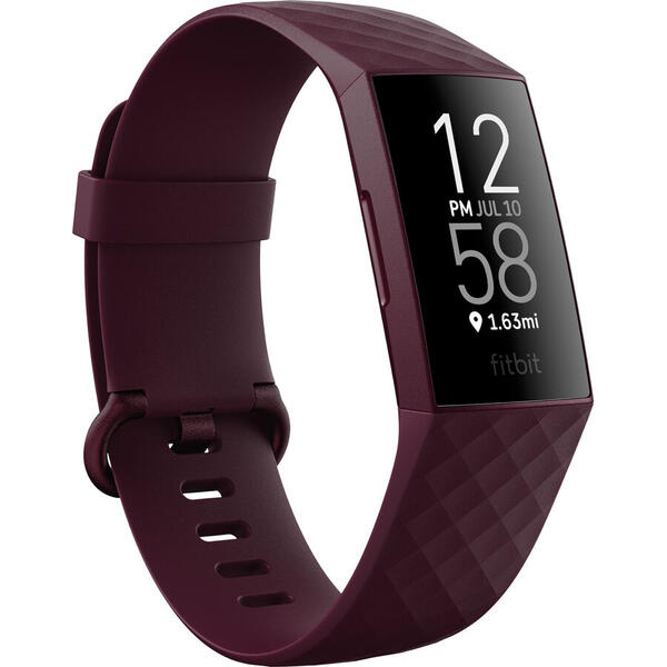 Bratara fitness Fitbit Charge 4, Rosewood