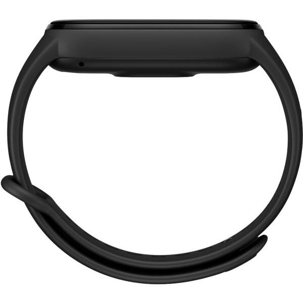 Bratara fitness Xiaomi Mi Band 6 Black, Ecran AMOLED 1.56-inch, Waterproof, Bluetooth 5.0, 14 zile autonomie, Senzor cardiac PPG, Senzor SpO2 masoara nivel oxigen in sange