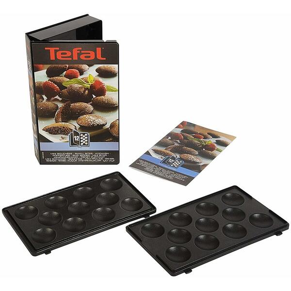 Set de 2 plăci TEFAL Snack Collection no. 12 (Mini Bouchées/Small Bites/Mini praline) XA801212