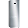 Combina frigorifica Bosch KGN49XI30U Seria 4, 435 l, No Frost, VitaFresh, H 203 cm, Alb