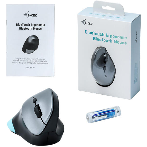 I-tec Bluetooth Ergonomic Optical Mouse BlueTouch 245