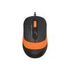 Mouse Optic A4TECH FM10, USB, Black-Orange