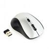 Mouse Optic Gembird MUSW-4B-02-BS, USB Wireless, Black-Silver+