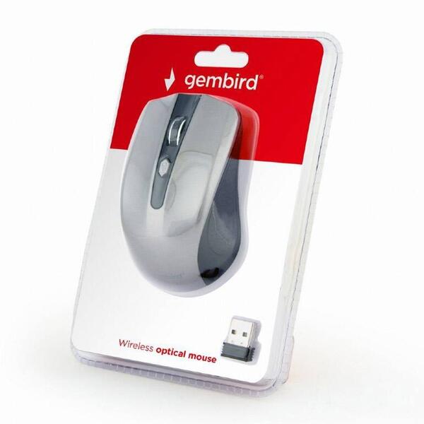 Mouse Gembird MUSW-4B-04-BG Grey