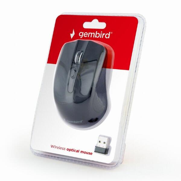 Mouse Gembird MUSW-4B-04 Black