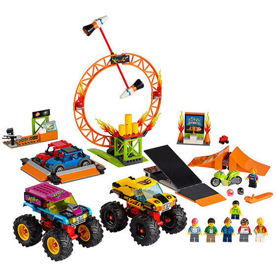 LEGO® LEGO City Stuntz - Arena de cascadorii 60295, 668 piese