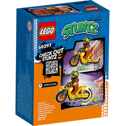 LEGO® LEGO City 60297 Stuntz - Motocicleta de cascadorie pentru impact, 12 piese